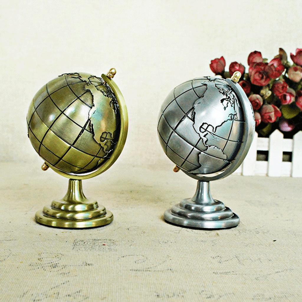 Alloy Earth Model Office Room Artwear Decoration Small Type Globe Ornaments