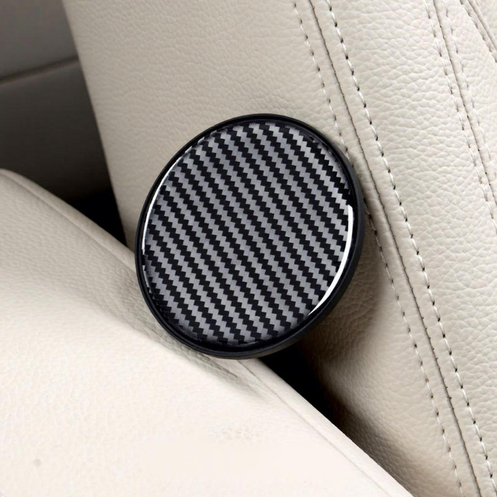 Car Carbon Fiber Pattern Cup Mat Storage Pad Center Console Glue Cup Holder Non-slip Mat Car Accessories