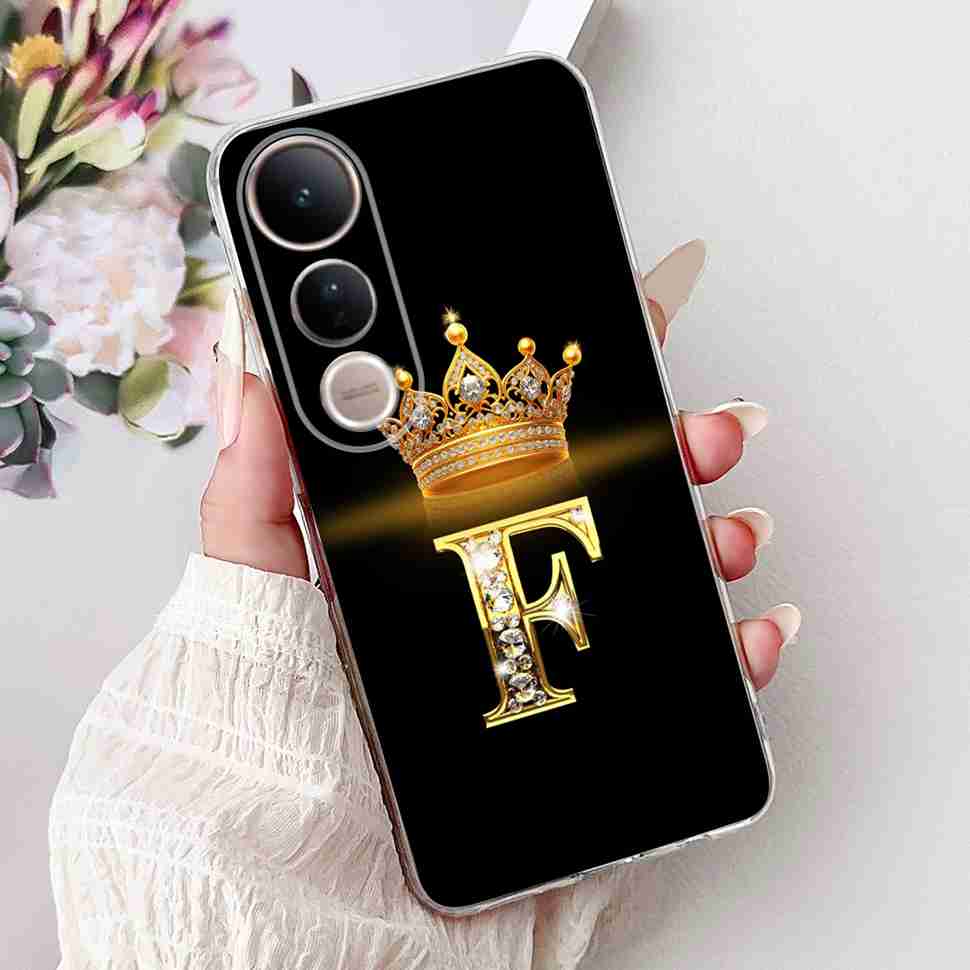 For Vivo V50 Lite 5G Case Luxury 26 Letters Cover Soft Silicone Phone Case For Vivo V50 Lite V50Lite 5G Back Cover Fundas