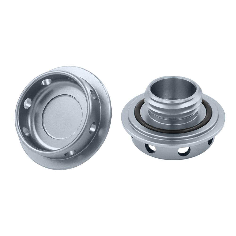 Aluminum Car Oil Filler Cap,threaded for perfect OEM fit, JDM‑Style exterior modification accessory For Honda Toyota Nissan