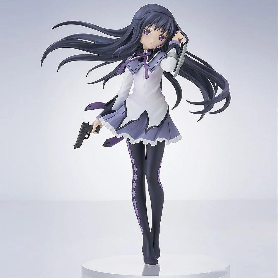 Anime Puella Magi Madoka Magica Figure 17cm Akemi Homura Action Figural Pvc Model Kawaii Decoration Doll Kid Toys Christma Gifts