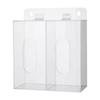1/2/3 Grids Glove Storage Box Transparent Gloves Dispenser Box Practical Mask Dispenser  Earplugs