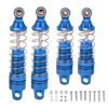 4pcs Shock Absorber Aluminum Alloy RC Spring Damper Set for Losi Mini T 2.0 2WD 1 18 TruckBlue