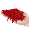 100pcs/Bottle Realistic Soft Lure Tackle bloodworm Fishing Lure EarthWorm Worm Red Baits