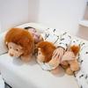 Latest Sitting and Lying Lion Doll Kawaii Plush Toy Handmade Doll Cartoon Anime Cute Pillow Children's Birthday Gift Doll