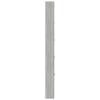vidaXL Schuhschrank Grau Sonoma 59x17x169 cm Holzwerkstoff