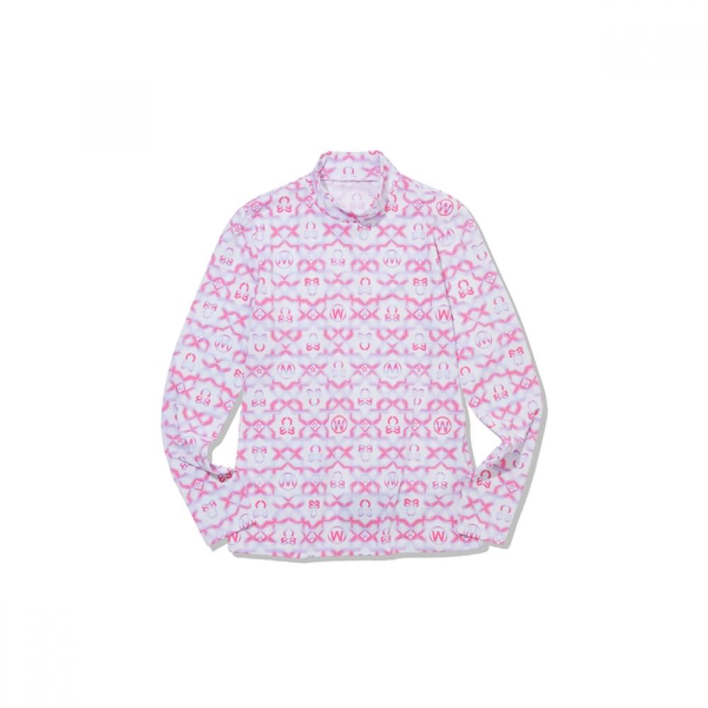 Mark Lona W Gn Season PaTTern Ls Highneck T shirT Ls2iu78f