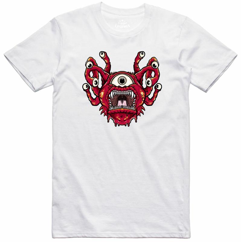 Beholder Unisex T-Shirt Monster Dungeons Dragons Role Playing Regular Fit Tee