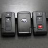Uncut Blade Folding 2/3 Buttons Car Key Shell Car Key Cover Remote Smart Key Case Automotive Key