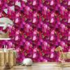 Wallpaper Ink purple, burgundy, pink and powder pink 50x1000