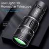 Waterproof 16x52 Monocular Telescope 8XMagnification Long Range Spyglass HD Telescope  Camping