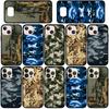 Чехол для телефона Samsung Galaxy S25 S24 S23 iPhone 16 15 Xiaomi Redmi Note 14 13 12 16E X 11 Pro Max Moto Huawei Camo Military Army Camouflage Art Cover