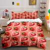 Strawberry Pattern Bedding Set Bedding Duvet Cover Set Duvet Cover Pillowcases (1 * Duvet Cover 2 * Pillowcases, without duvet insert)