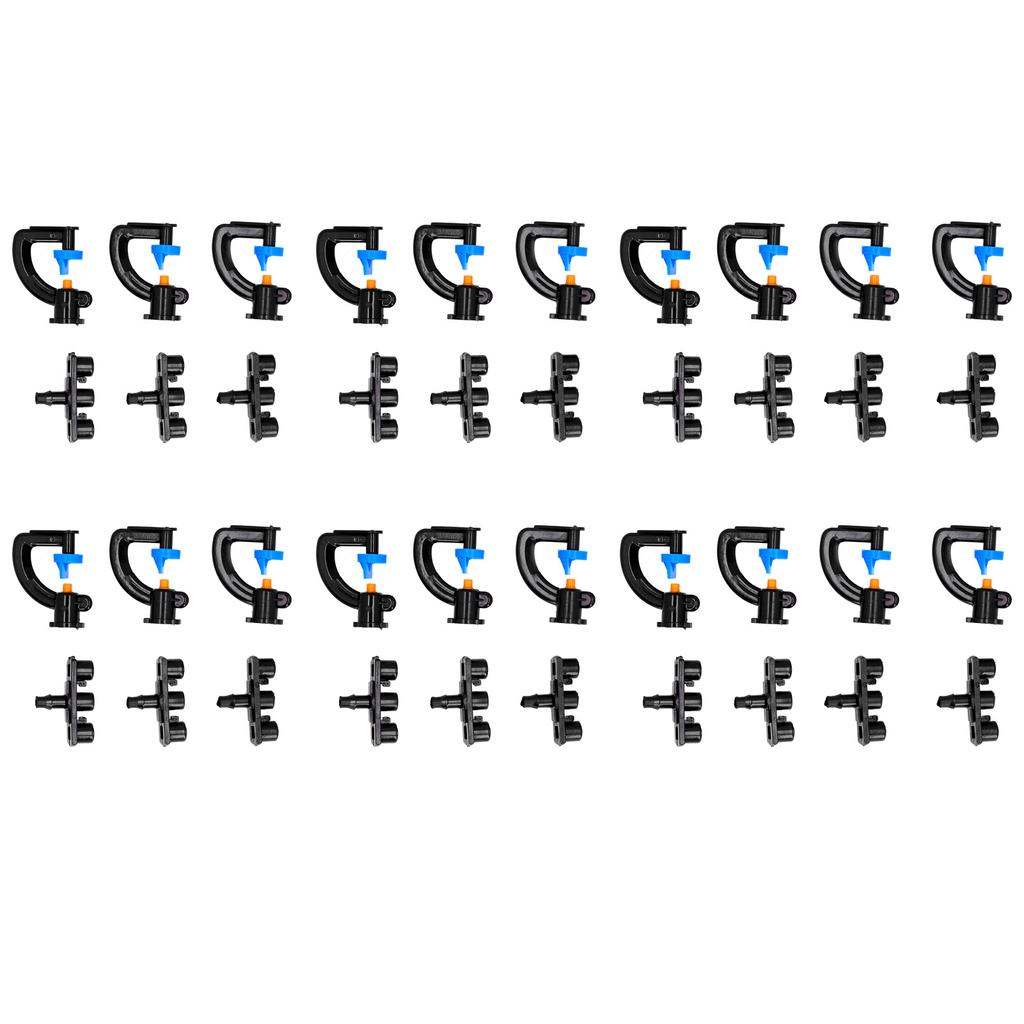 20Set Sprinkler Nozzle G Type 180 Degrees  Refractive Irrigation Atomizing Nozzle for 4 7 Hose