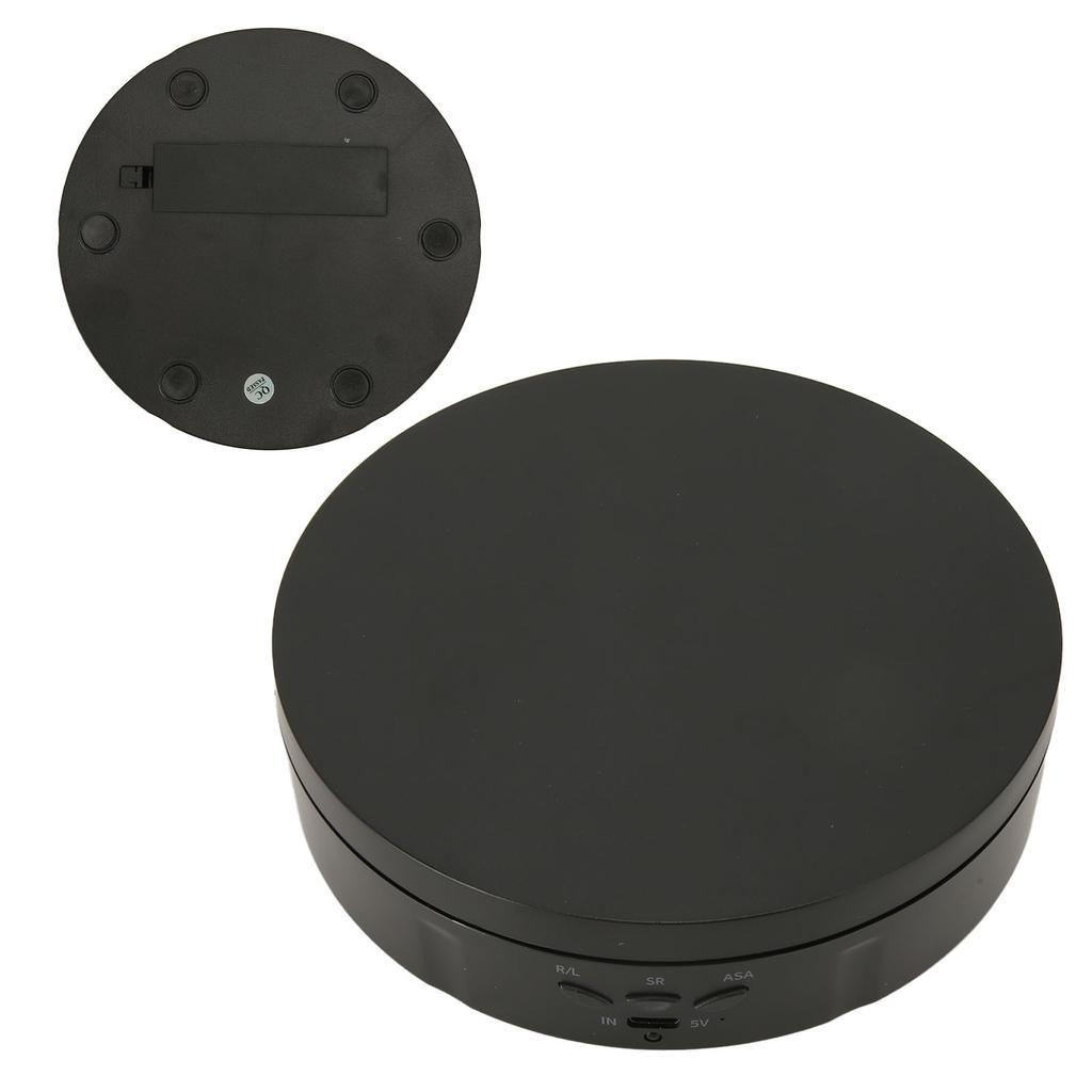 Моторизованная вращающаяся подставка для дисплея 3 в 1, регулируемая скорость, грузоподъемность 22,0 фунта, электрический поворотный столик 360 градусов с