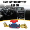 Car Battery Power Cut-Off Switch Breaker 12V/24V Battery Disconnect Switch Universal Power Cut Off with Rotating Terminals for Cars Trucks &