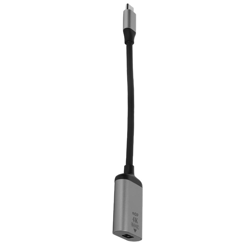 Plug and Play USB-C to Displayport Adapter 4K 60Hz USBC to Mini DP Adapter Laptops