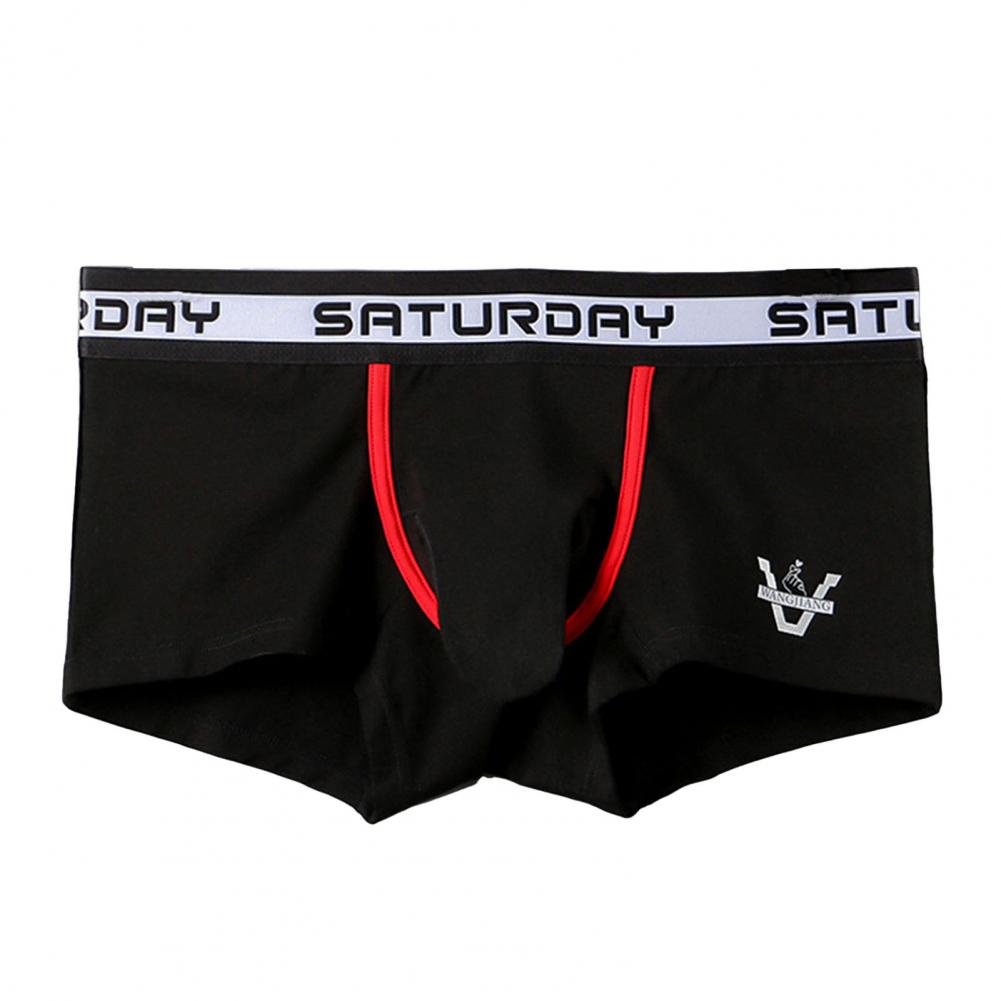 Мужское нижнее белье-боксеры с буквенным принтом, слоновий нос, дизайнерские шорты, трусы со средней посадкой, дышащие дышащие трусы с высокой эластичностью