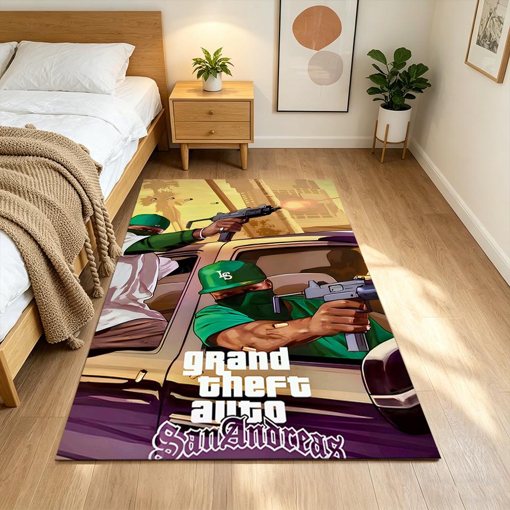 Gta Floor Mat Perfect for Kitchen Bedrooms Entryway Foyer Antislip Carpet Anime Office Decor Luxury Gift for Birthday, Christmas, Wedding
