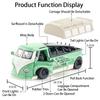 1:Миниатюрная модель T1 Beetle в масштабе 32, литая игрушечная машинка из сплава, открывающиеся двери, звук, свет, инерционный механизм, подарки на день рождения для детей