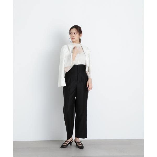Jill by Jill Stuart Satin Straight Pants