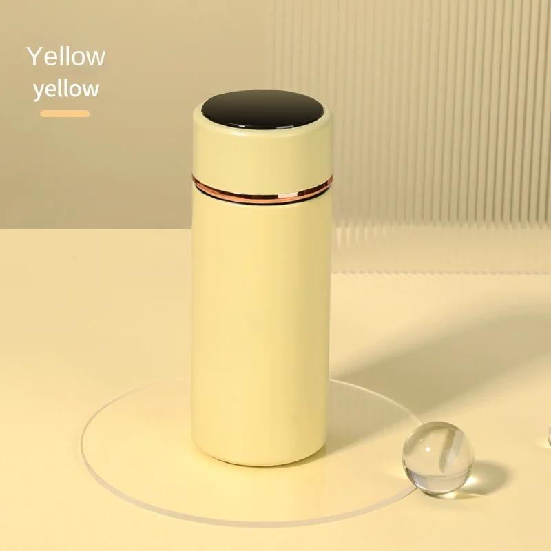 280 мл Умная термос-бутылка для воды с интеллектуальным дисплеем температуры Термосы из нержавеющей стали с фильтром-тройником