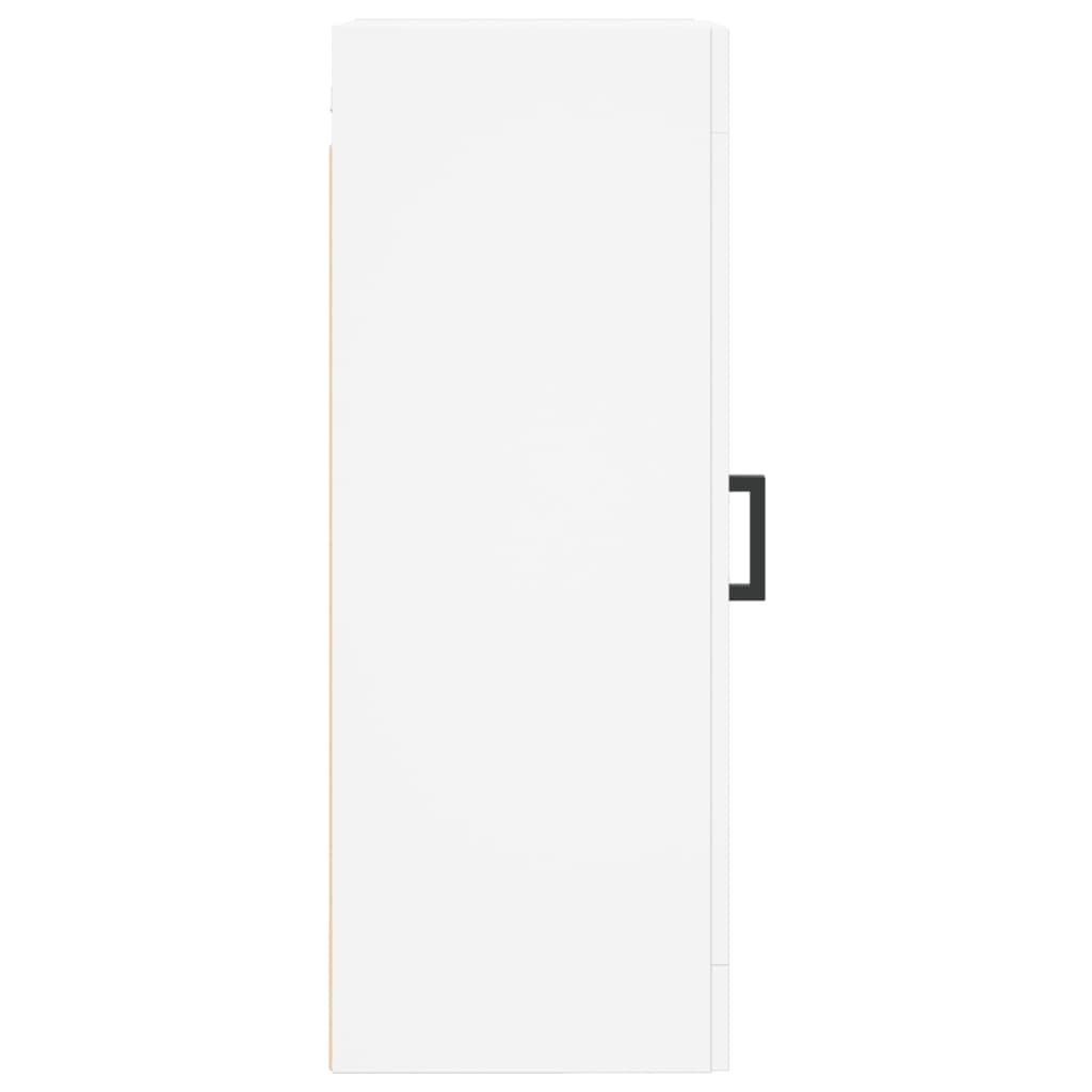 Wall Cabinet White 34.5 x 34 x 90 cm Particleboard