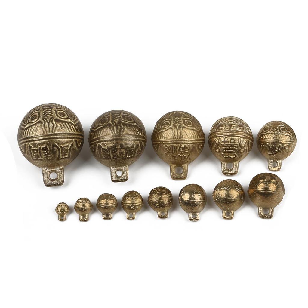 1-15 шт. латунный материал китайский колокольчик удачи подвеска для браслета ножной браслет изготовление кулона для домашнего животного