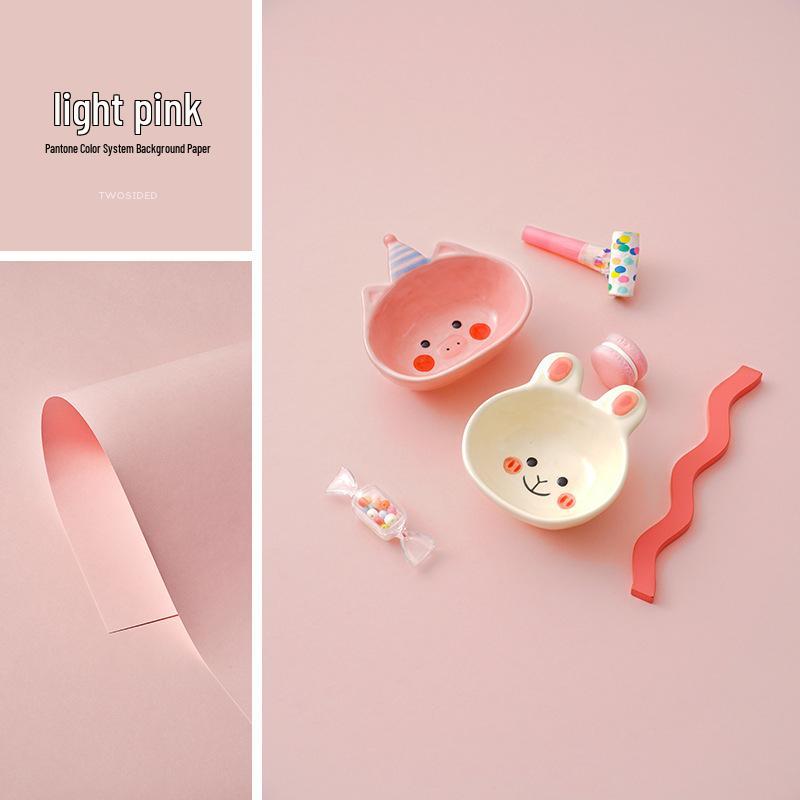 Фотофон из бумаги макаронных цветов - Белый, Синий, Красный, Серый, Зеленый, Розовый, Бежевый - Однотонная картонная основа