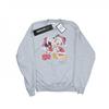 Womens/Ladies Mickey And Minnie Christmas Kiss Sweatshirt