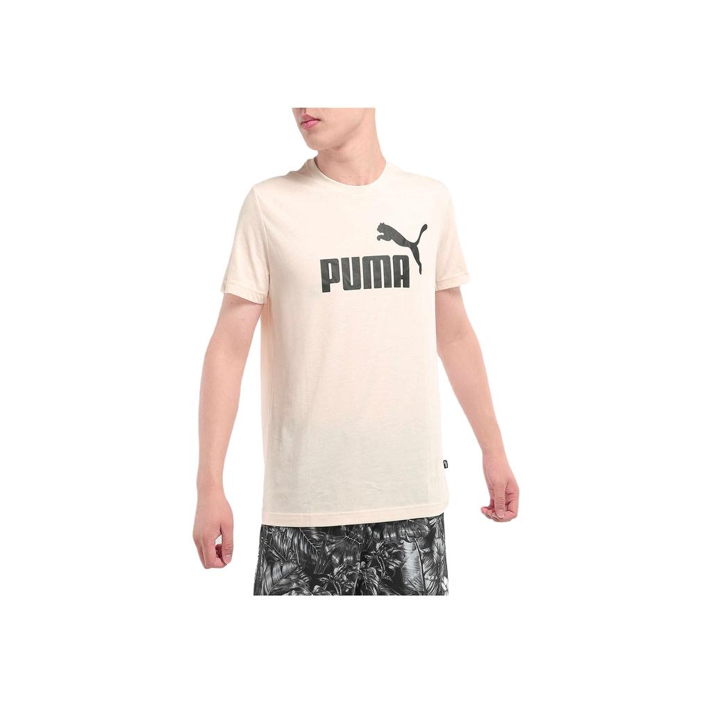 Puma Футболка с коротким рукавом и принтом логотипа и букв, американская винтажная, мужская, белая 581646-89