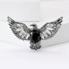 Стильная винтажная брошь в виде большого орла, элегантная роскошная брошь в виде животного со стразами, женская одежда, аксессуары, корсаж