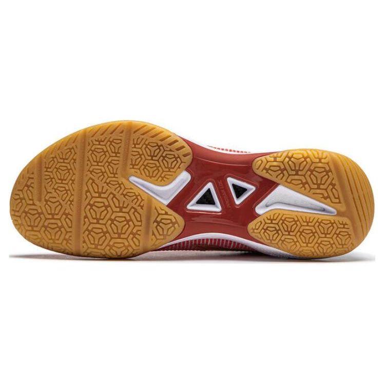 Li-Ning Амортизирующие нескользящие низкие кроссовки для бадминтона унисекс красные AYZU011-1