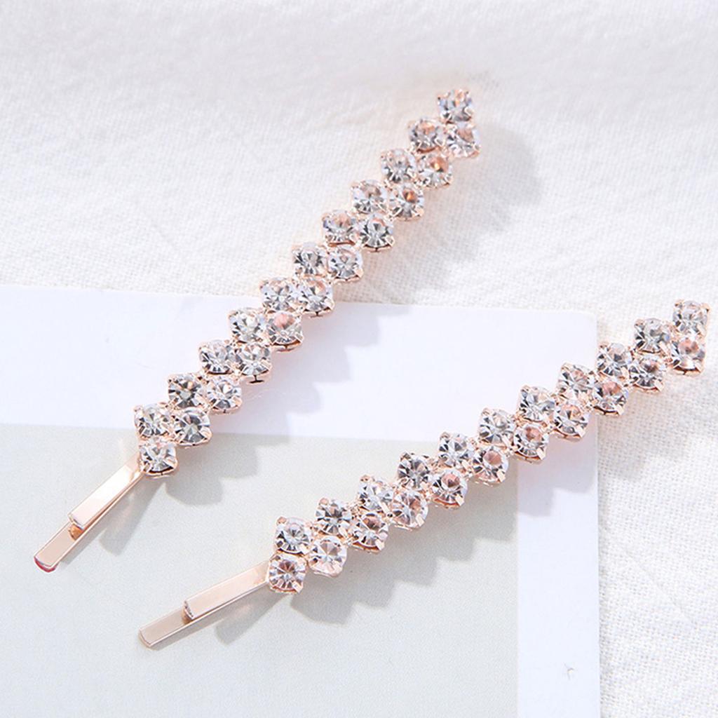 Женская заколка для волос со стразами, модная декоративная заколка для волос, металлические заколки для волос