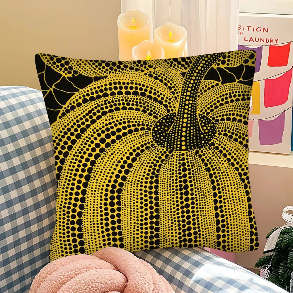 1 шт. Y-Yayoi Art K-Kusama Наволочка Модная Квадратная Наволочка Спальня Диван Гостиная Ins Декор Отдых