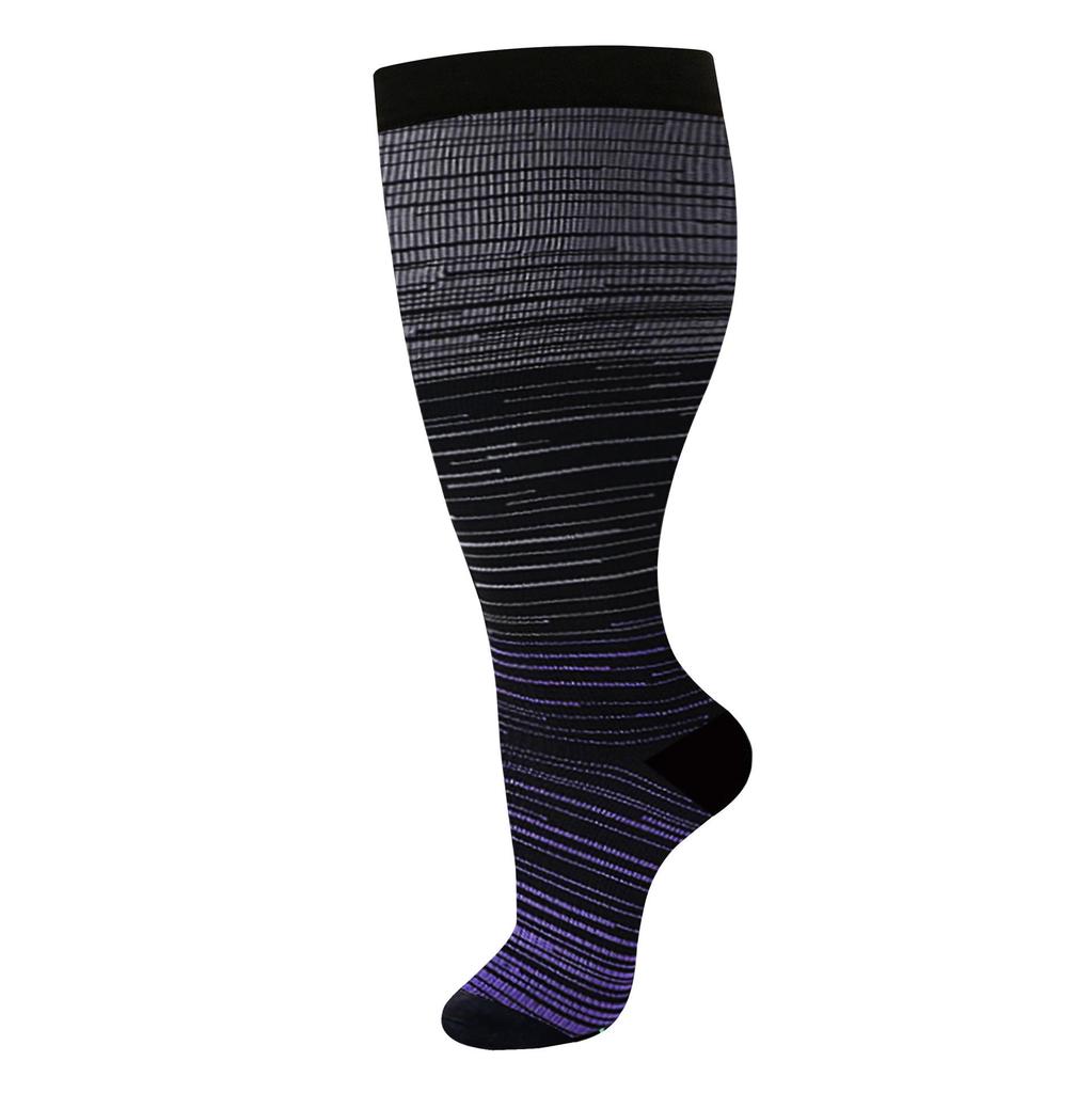 Компрессионные носки больших размеров с высокой эластичностью для фитнеса и ожирения