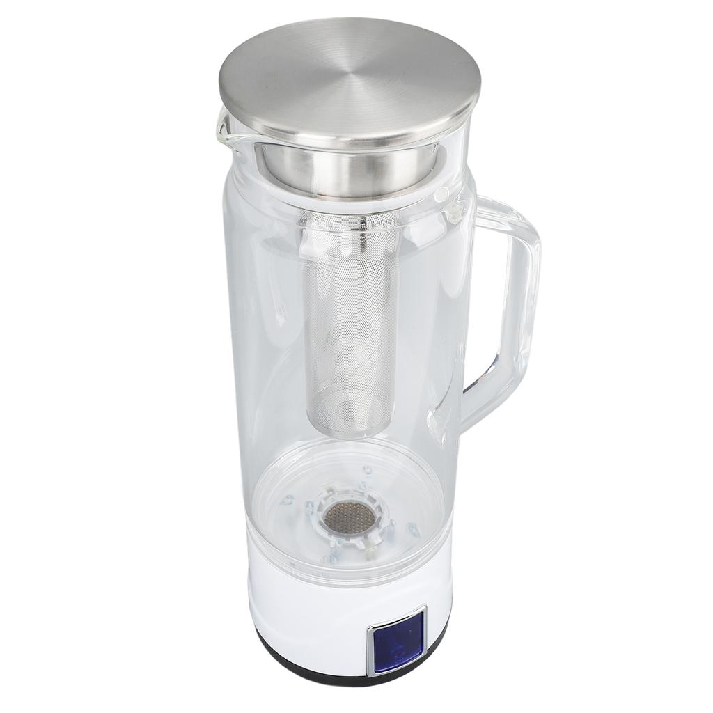 Кувшин для водородной воды, генератор водородной воды с заварником для чая, емкость 1000 мл