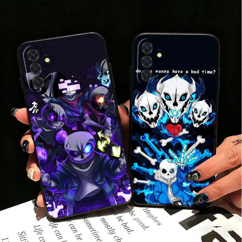 Мягкий чехол для телефона U-Undertale S-Sans для Samsung A17 A37 A57 A16 A26 A36 A56 A15 A25 A35 A55 A14 A24 A34 A54 A13 A23 A33 A53 A52 A
