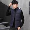 Осенне-зимняя корейская куртка мужская с воротником-стойкой, хлопковая куртка для отдыха, толстый жилет