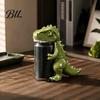 3D Printed Can Topper Reusable Animal Soda Lids for 375ml Standard Cans, Frog Dinosaur Beverage Seal Shark Toppers Dust Protection And Spill