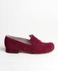 Pleiades Florence Loafers - Mulberry Red Suede