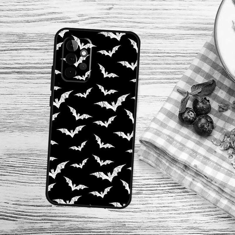 Готический чехол-летучая мышь для Samsung Galaxy A54 A34 A14 A56 A36 A16 A06 A13 A53 A12 A22 A32 A52 A35 A17 A15 A55