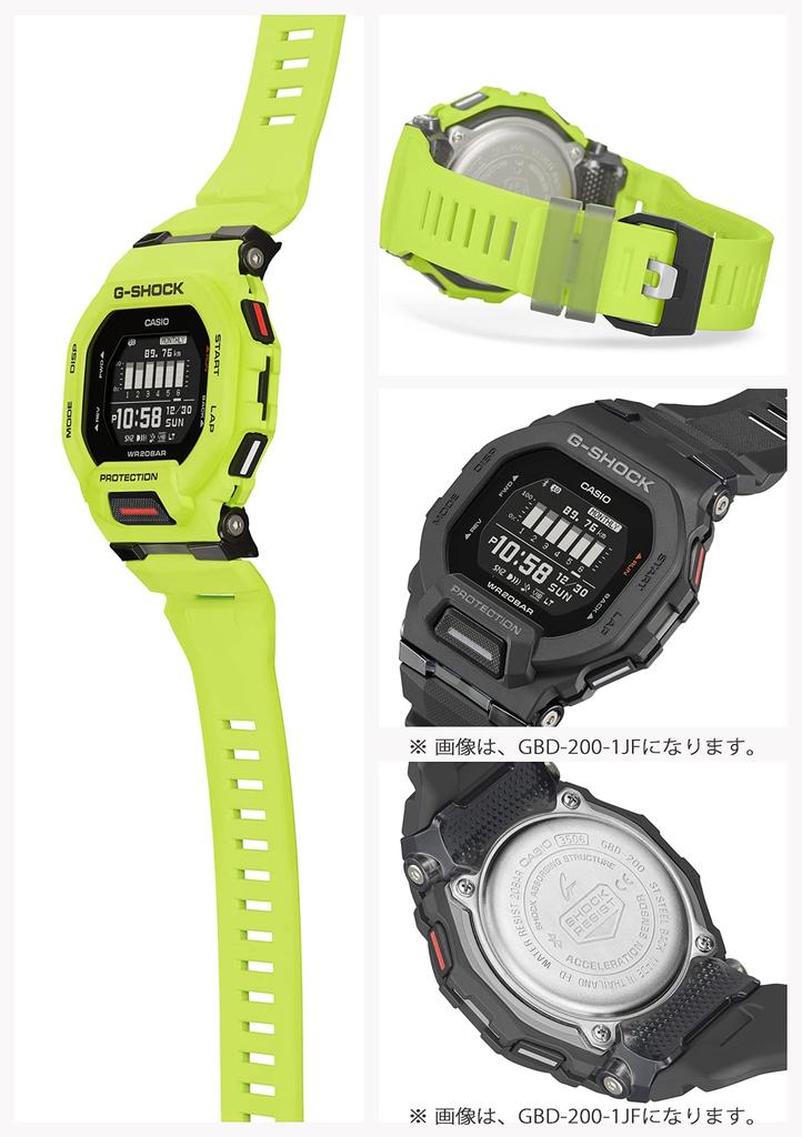 Часы желтые [Casio] G-Shock [] GBD-200-9JF мужские