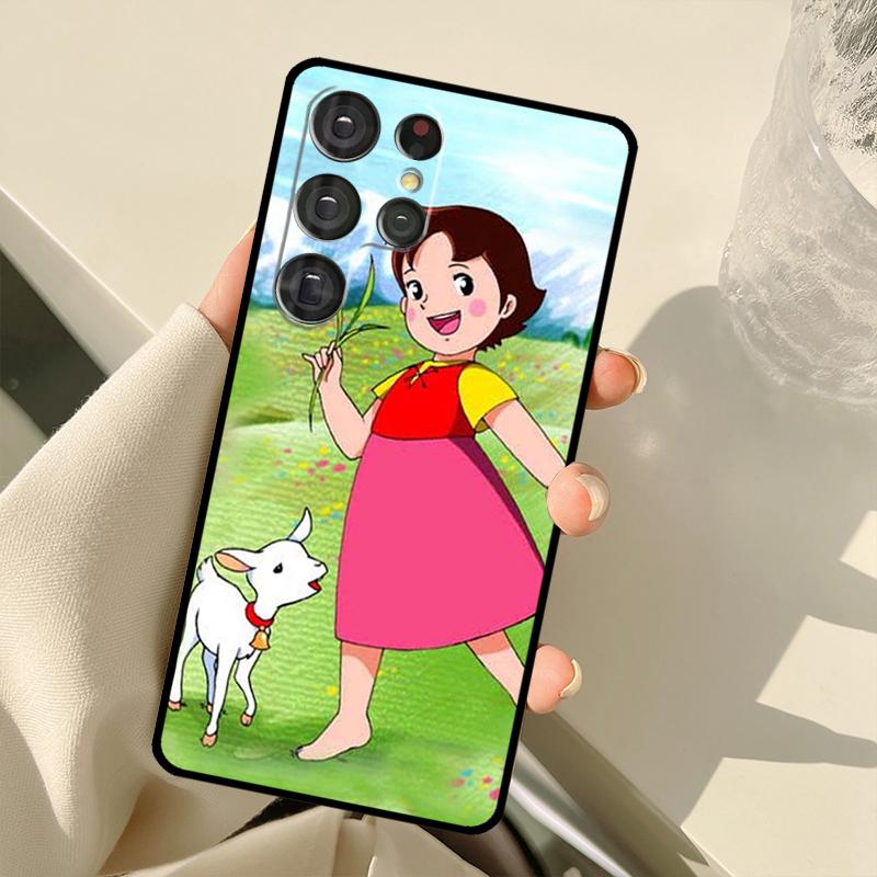 Чехол с изображением мультяшного Хайди для Samsung Galaxy S23 S22 Ultra S20 FE Note 20 Note 10 S8 S9 S10 Plus S21 Ultra Cover