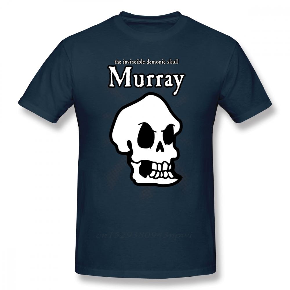 Monkey Island T Shirt Monkey Island Murray The Skull TShirt Beach Cotton Tee Shirt Cute Print Male Short Sleeves Tshirt