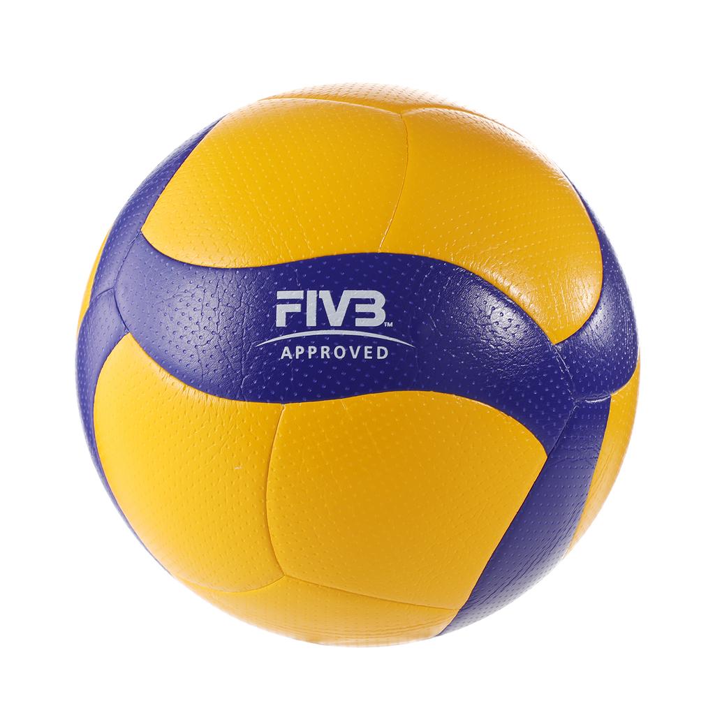V200W V300W Волейбольный мяч, синий, желтый, размер 5, высококачественный волейбольный мяч из искусственной кожи с горячим клеем для подростков и взрослых в помещении и на открытом воздухе