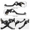 NICECNC Shorty Brake Clutch Lever for Suzuki DR650S DR650SE DR650 S DR650 SE 2011-2024