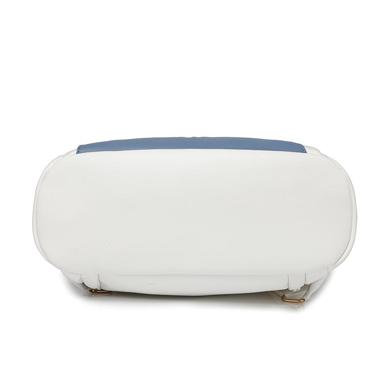 Рюкзак Color Block Anti-Theft, женская дорожная сумка из мягкой кожи, большой емкости