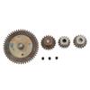 RC Car Gear Set 50T Metal Main Gear and 21T 19T 17T Pinion RC Replacement Gear Combo for Arrma Typhon 1 8 RC Cars