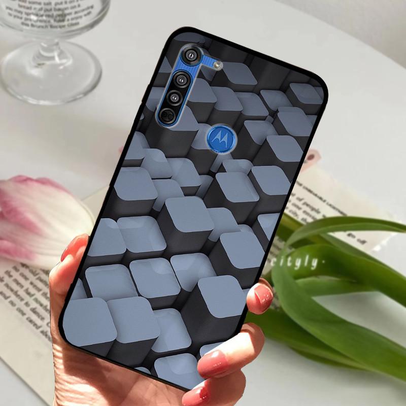 Чехол для Motorola Moto G8 Plus, черный силиконовый чехол для MOTO G8 Play G 8 Power Lite, модный защитный чехол из ТПУ.